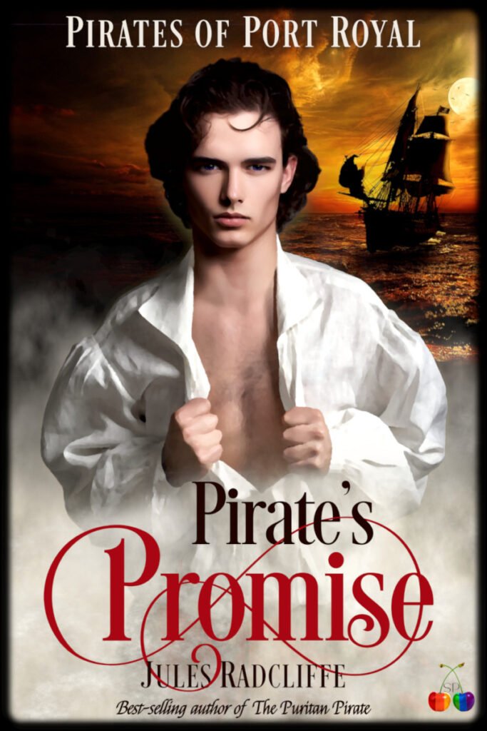 Cover of queer historical romance novel Pirate's Promise by Jules Radcliffe